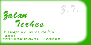 zalan terhes business card